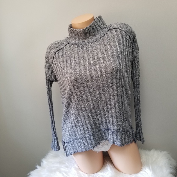 Free People Rested & Relaxed Mock Neck Sweater XS - Picture 5 of 8